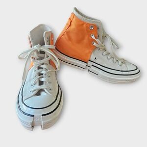Converse x Feng Chen Wang Chuck 70 2-in-1 Persimmon Orange Mens 8  High Top